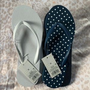 Shade and Shore flip flops